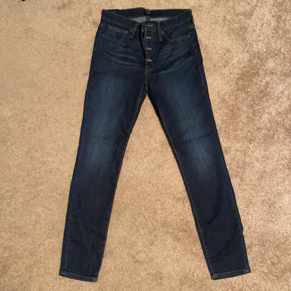 J.Crew high rise skinny jeans. Size 28.